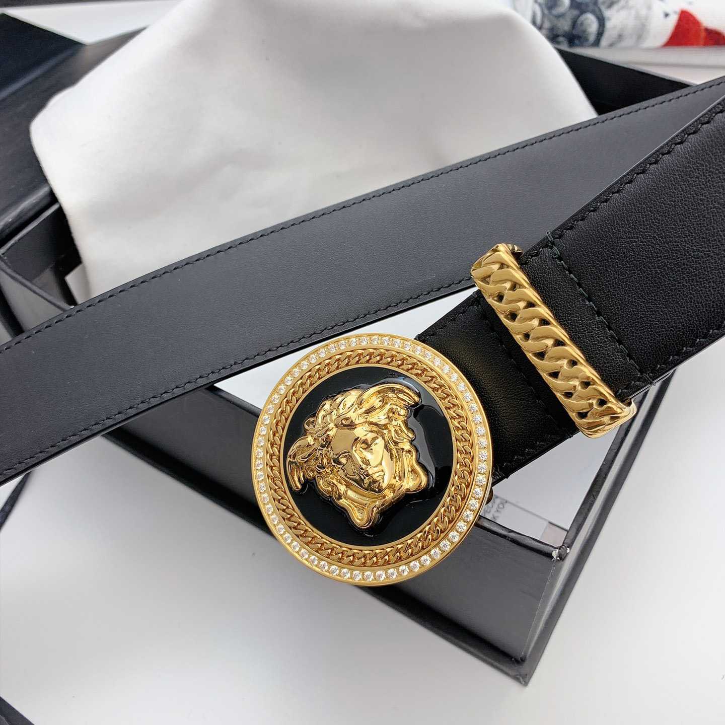 Versace Medusa Biggie Belt - DesignerGu