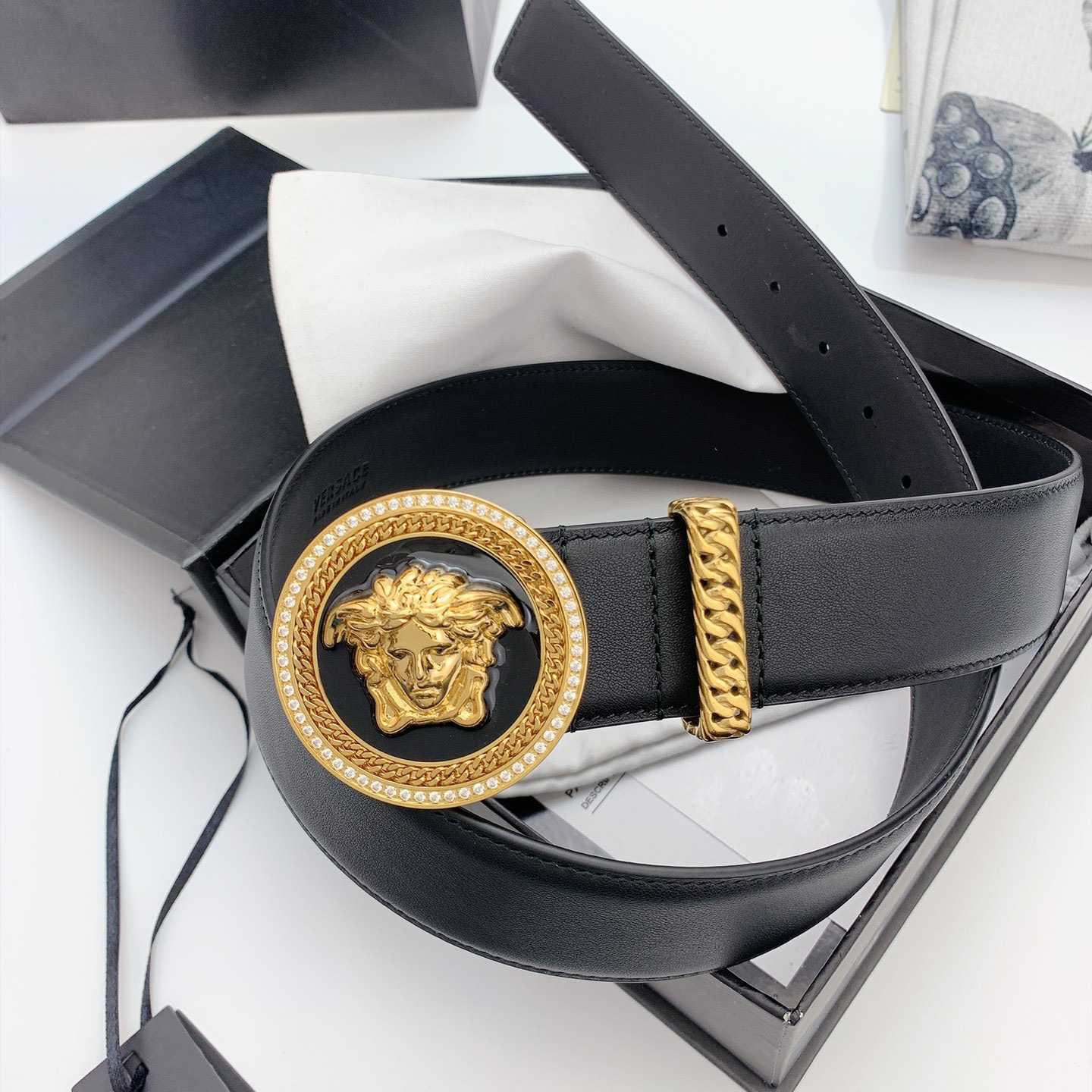 Versace Medusa Biggie Belt - DesignerGu