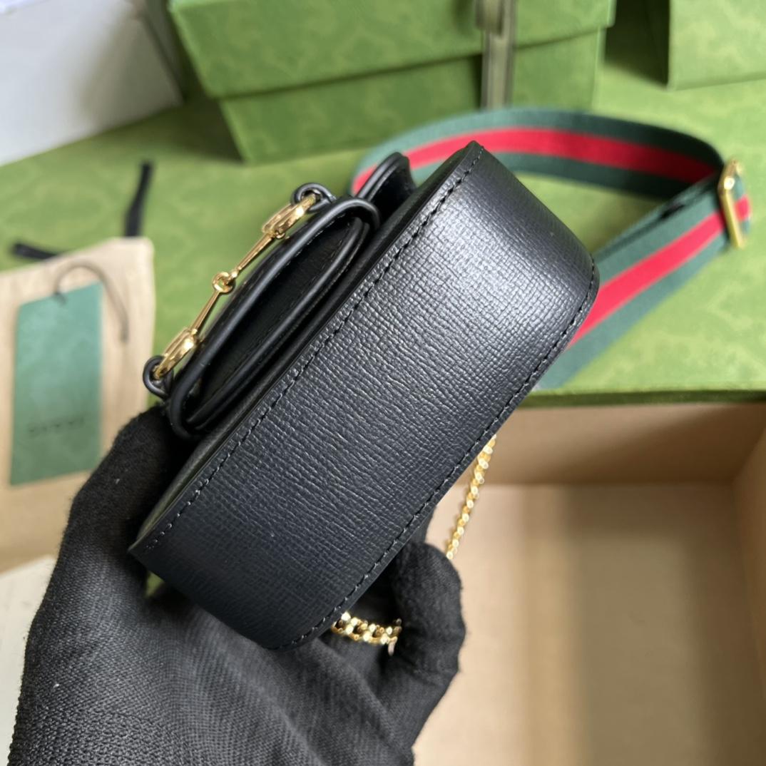 Gucci Horsebit 1955 Strap Wallet(12-9-4cm) - DesignerGu