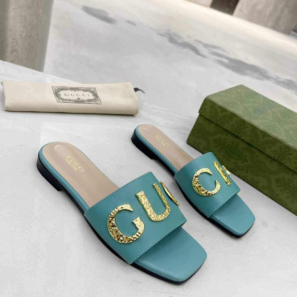 Gucci Women's 'Gucci' Slide Sandal - DesignerGu