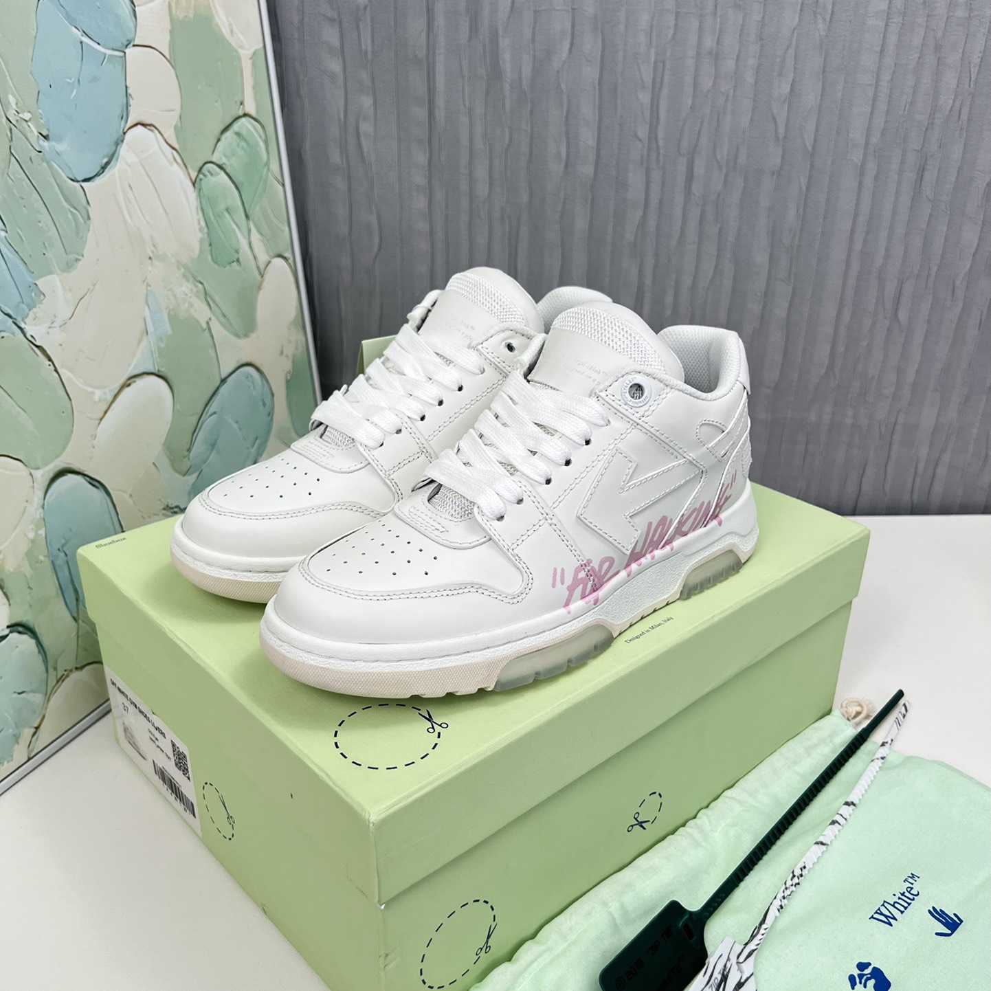 Off White Out Of Office "Ooo" Sneakers - DesignerGu