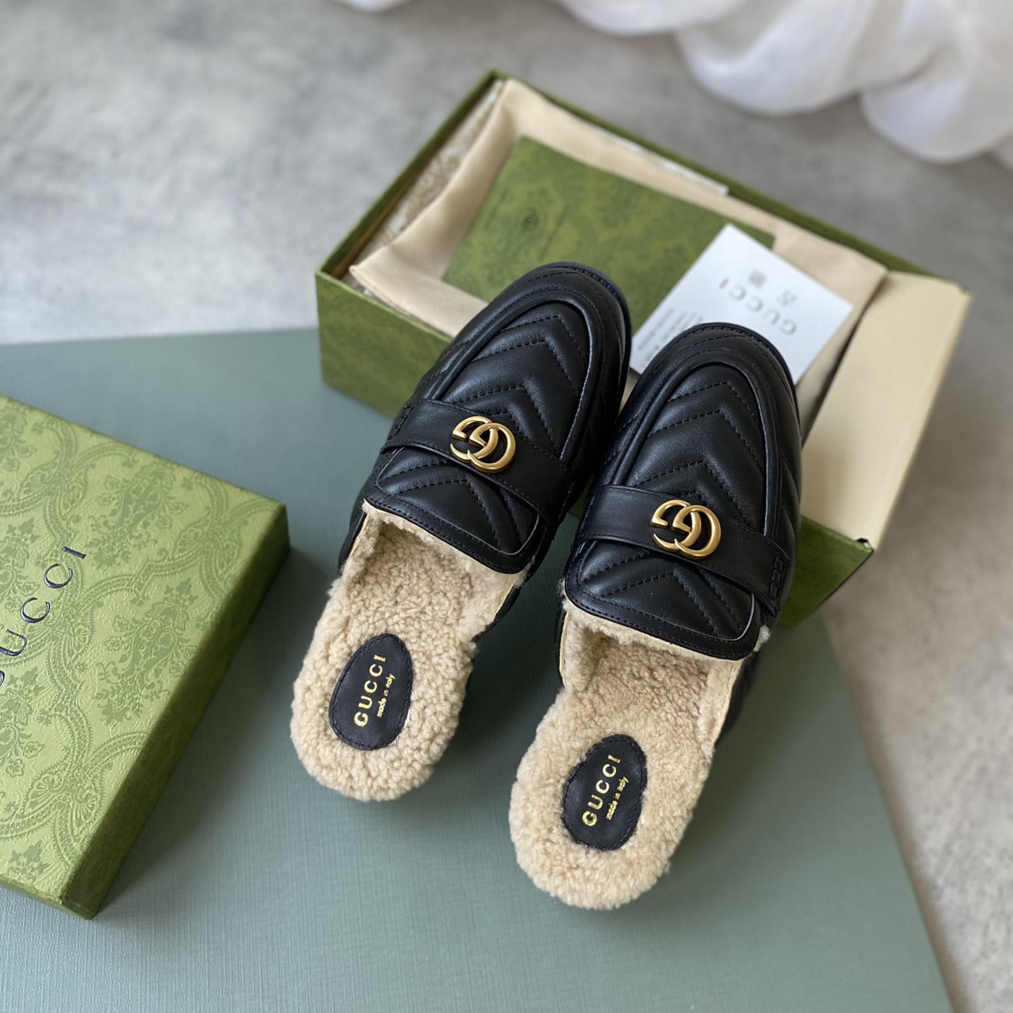 Gucci Women's Double G Slippers - DesignerGu