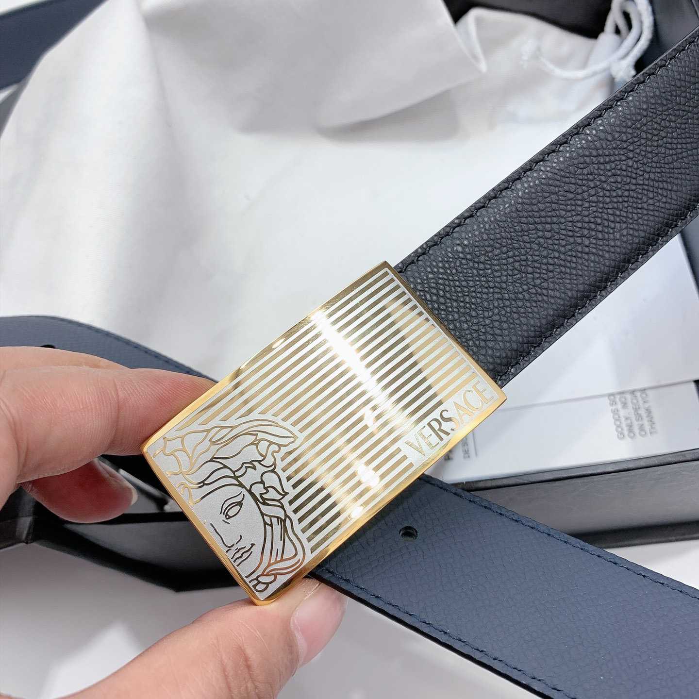 Versace Leather Belt - DesignerGu