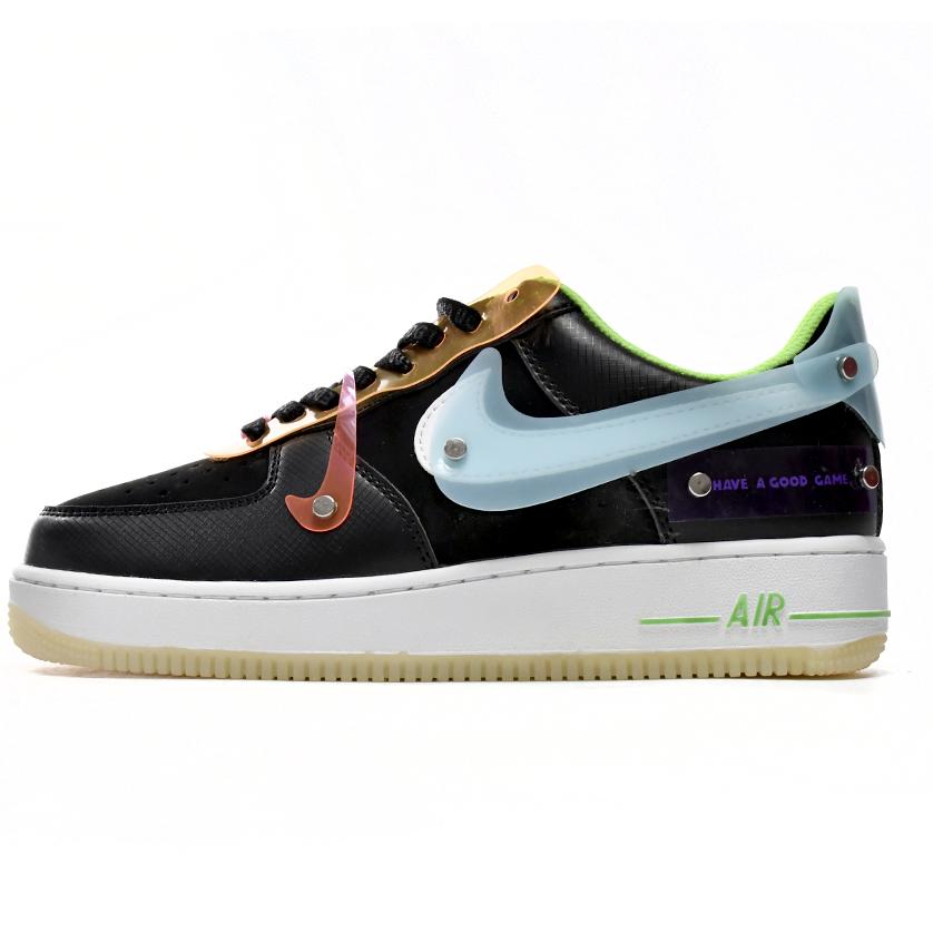 Nike Air Force 1 Low Have A Good Game Black Sneaker      DO7085-011  - DesignerGu