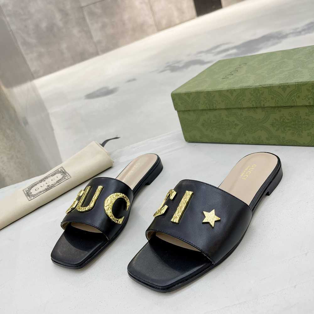 Gucci Women's 'Gucci' Slide Sandal - DesignerGu