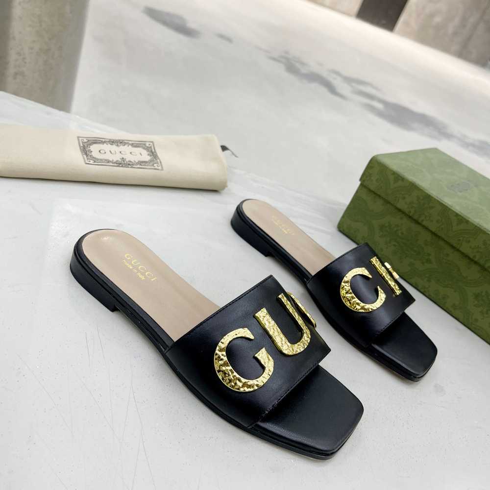 Gucci Women's 'Gucci' Slide Sandal - DesignerGu