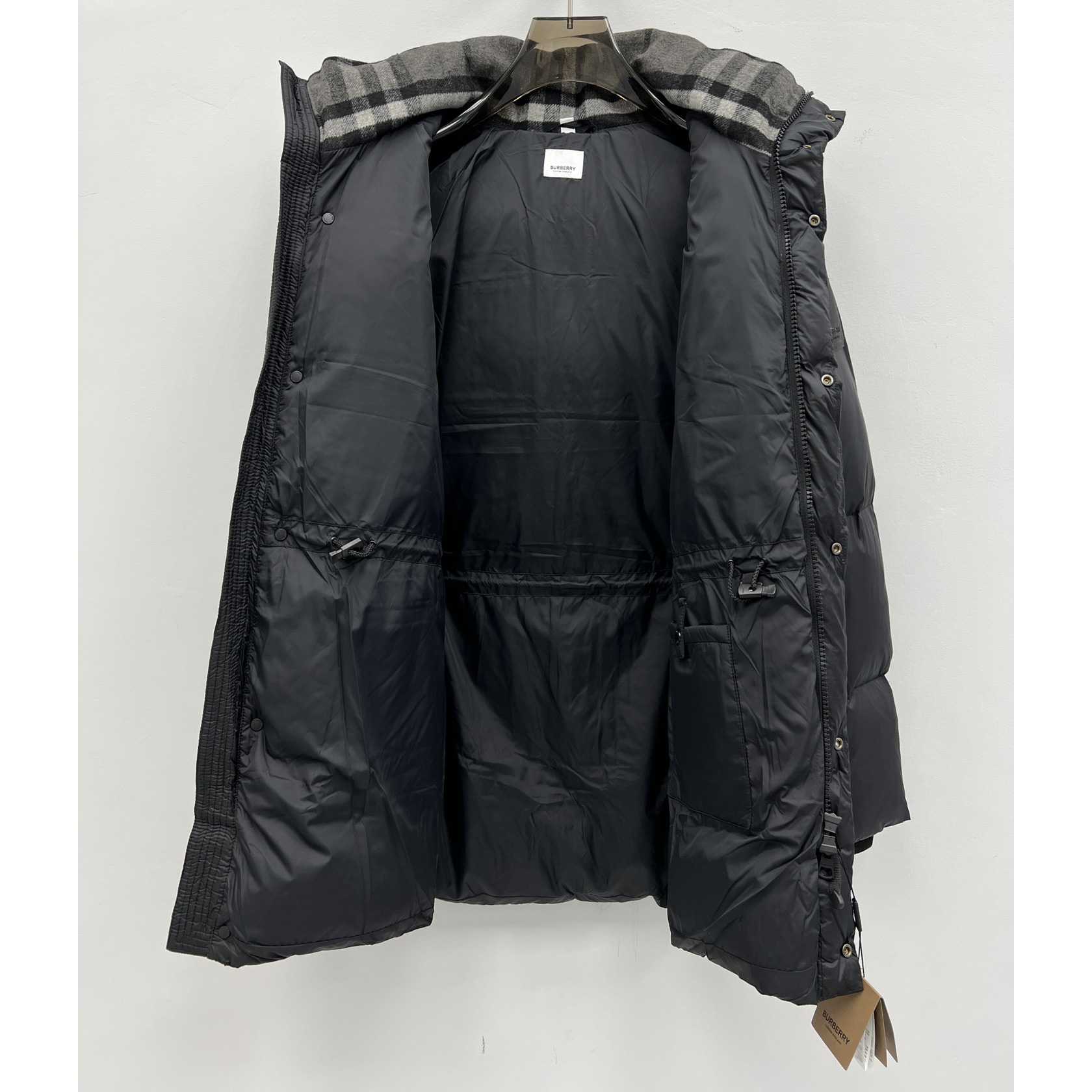 Burberry Logo Appliqué Nylon Puffer Coat - DesignerGu