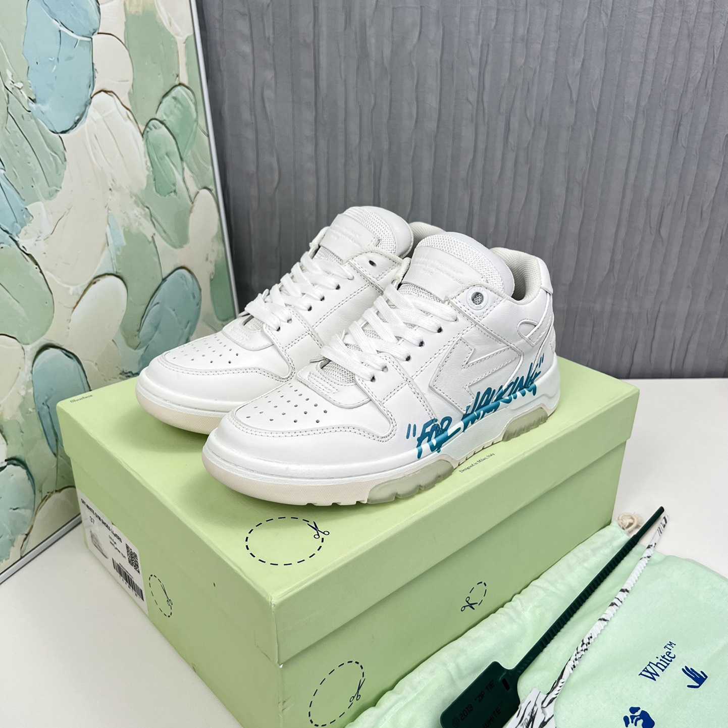 Off White Out Of Office "Ooo" Sneakers - DesignerGu