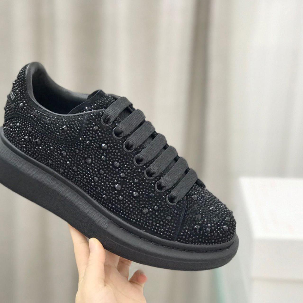 Alexander Mqueen Glitter Oversized Sneakers - DesignerGu