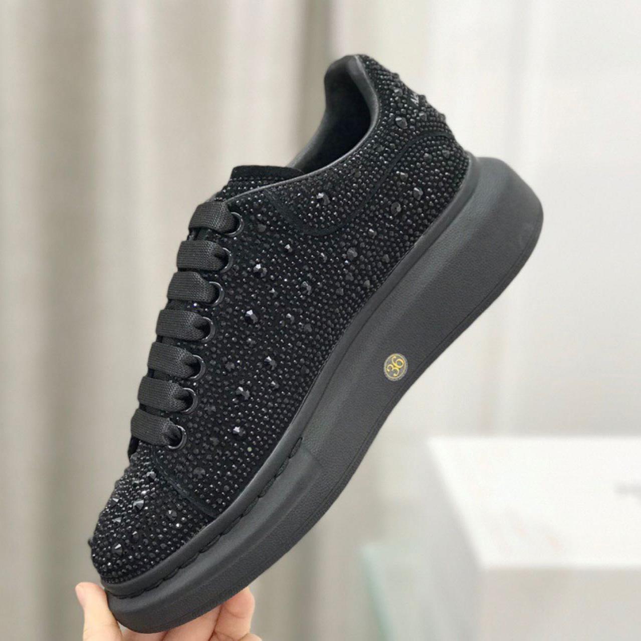 Alexander Mqueen Glitter Oversized Sneakers - DesignerGu