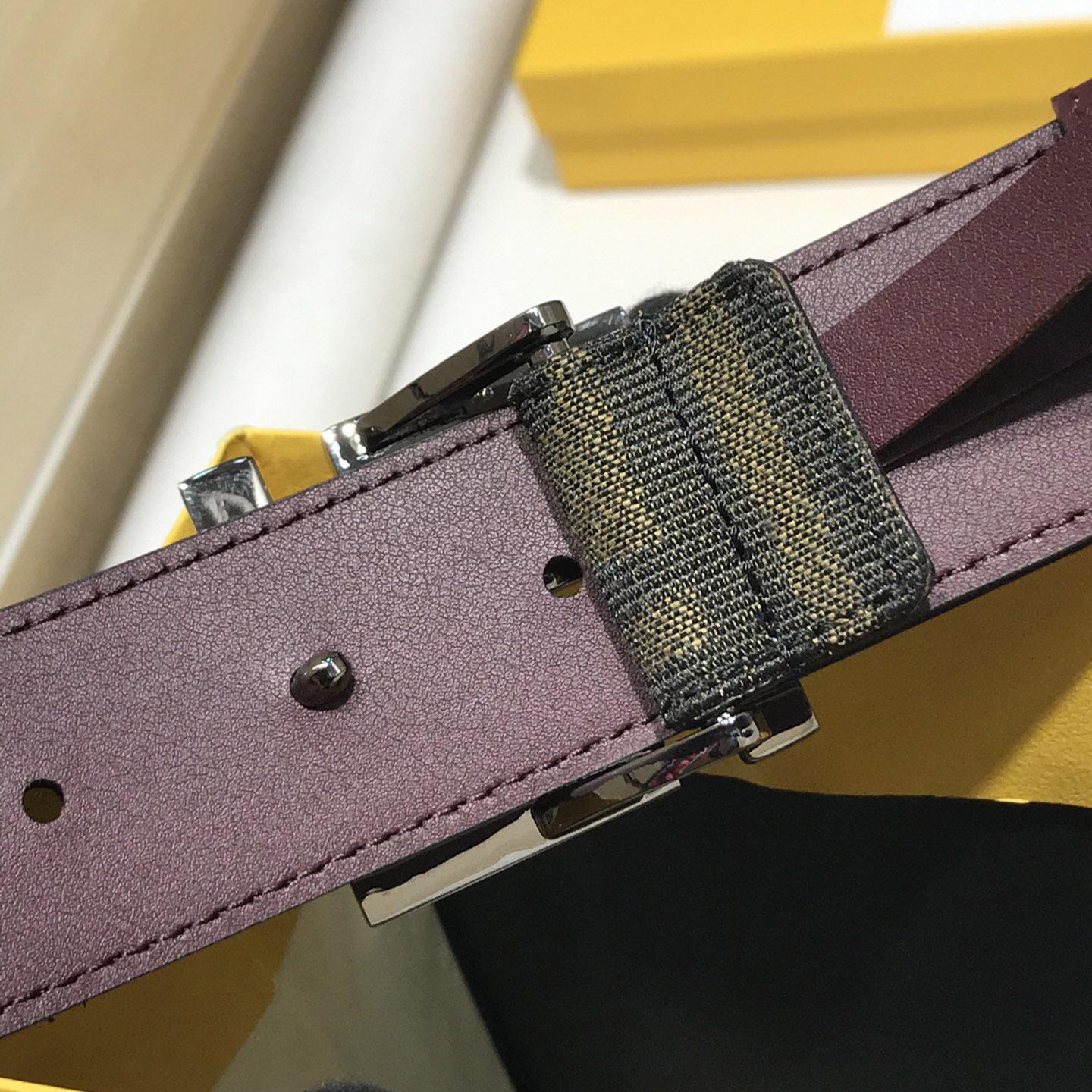 Fendi Brown Fabric Belt - DesignerGu