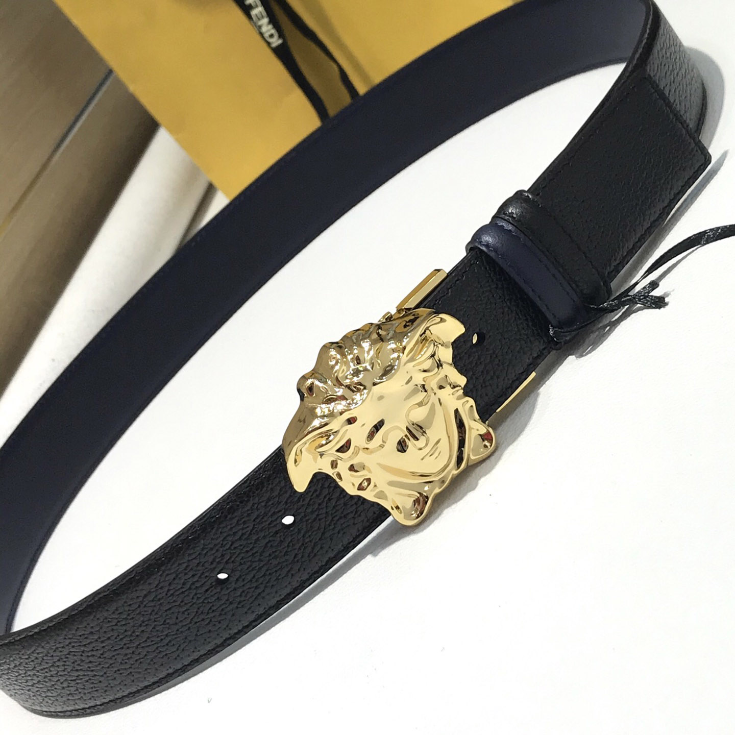 Versace Reversible Leather Belt  - DesignerGu