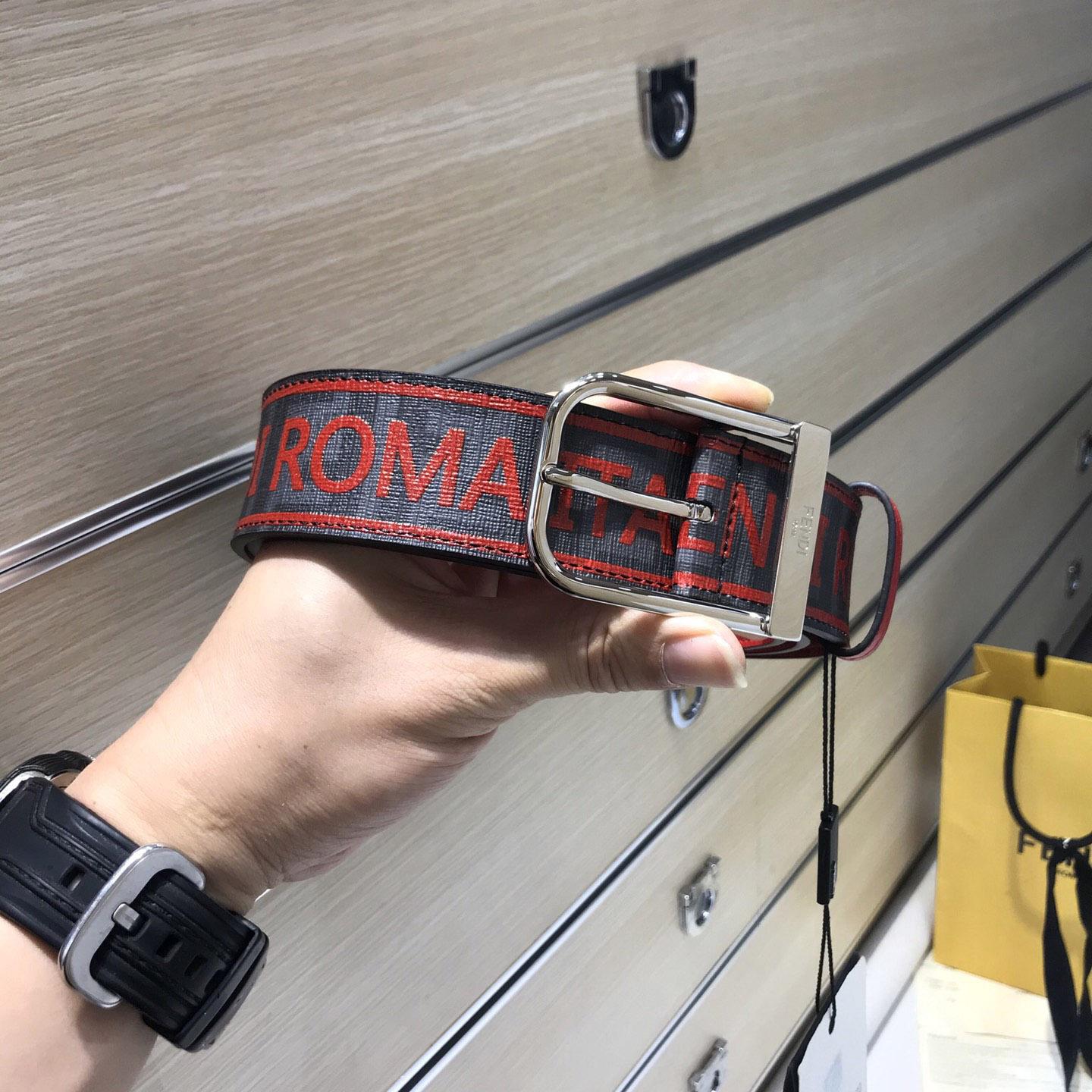 Fendi Reversible Leather Belt - DesignerGu