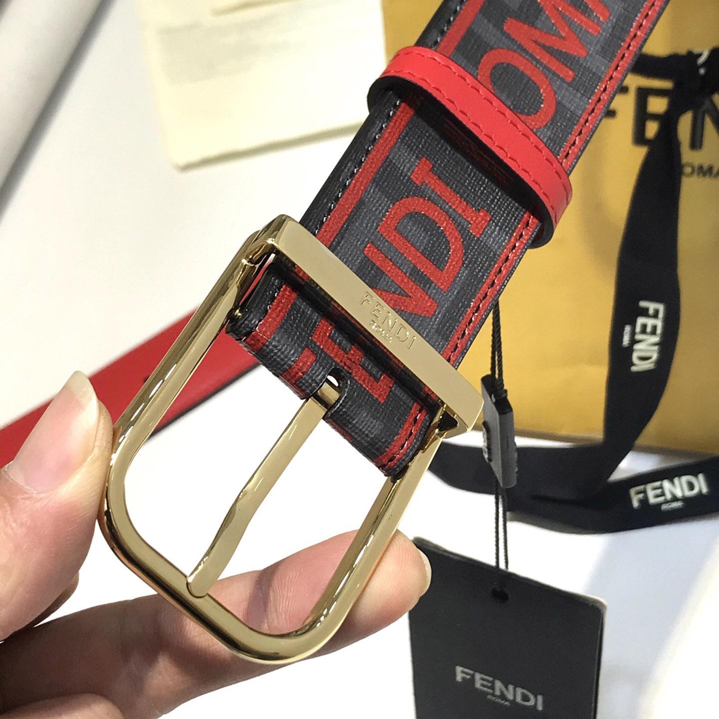 Fendi Reversible Leather Belt - DesignerGu