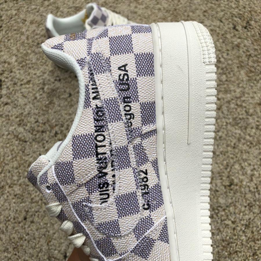 Louis Vuitton LV x Nike Air Force 1 x off-White Sneaker       LV DJ46 - DesignerGu