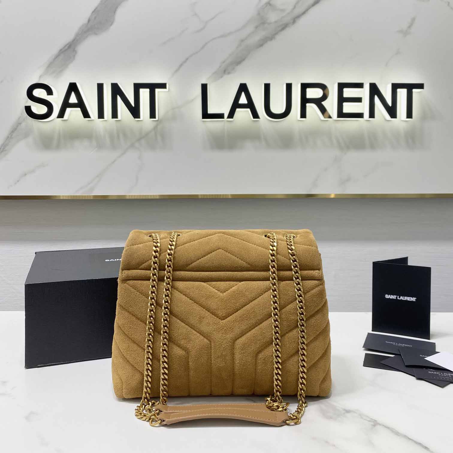 Saint Laurent Loulou Medium Shoulder Bag(25cm)    392277 - DesignerGu