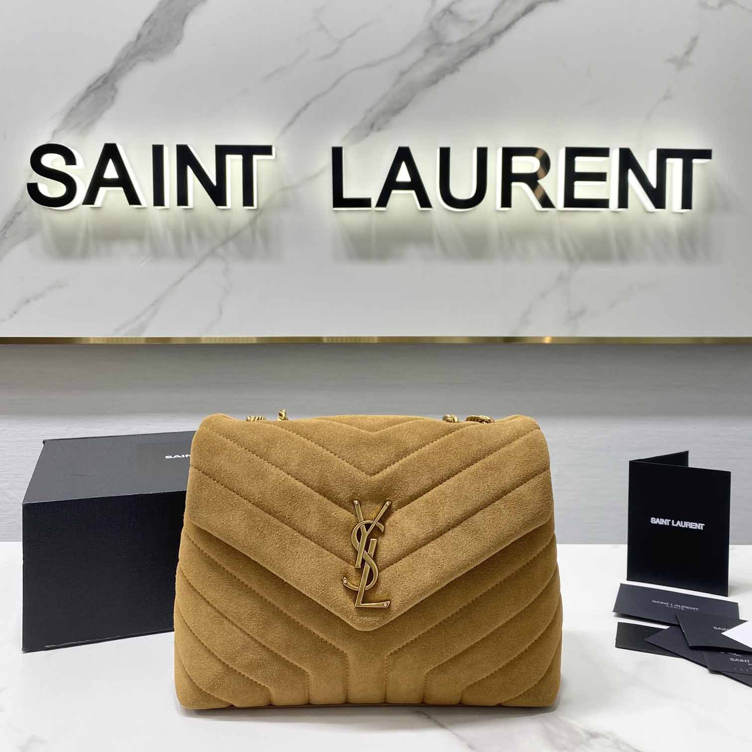 Saint Laurent Loulou Medium Shoulder Bag(25cm)    392277 - DesignerGu