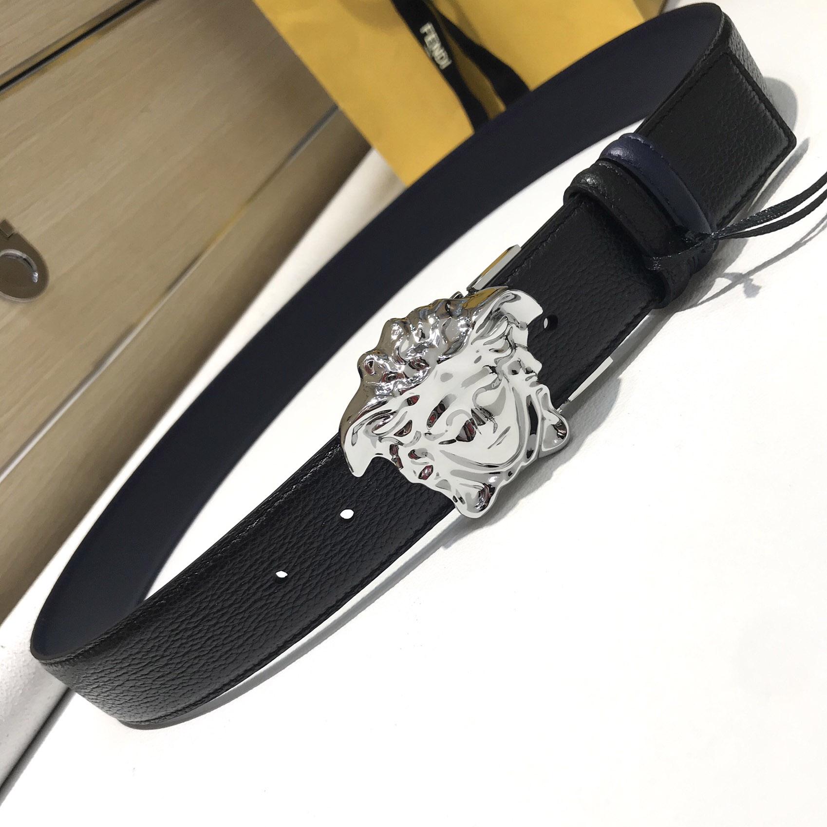 Versace Reversible Leather Belt  - DesignerGu