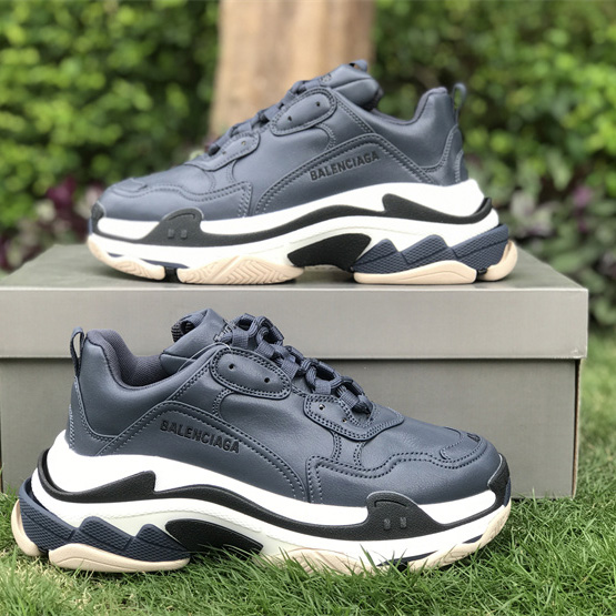 Balenciaga Triple S Sneaker In Blue - DesignerGu