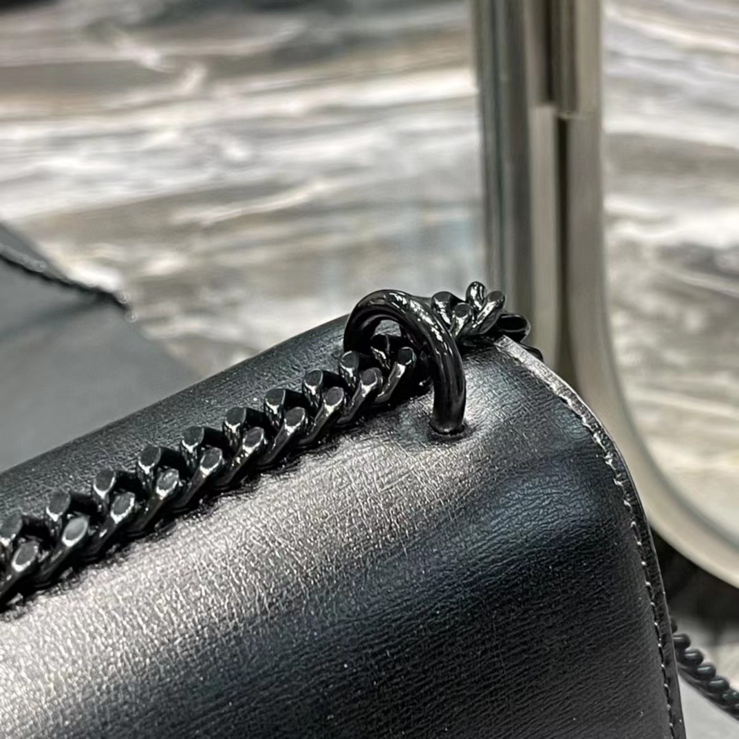 Saint Laurent Sunset Medium Chain Bag In Smooth Leather(22-8-16cm) - DesignerGu