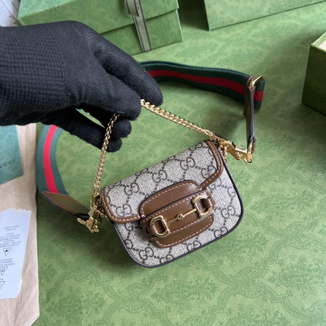 Gucci Horsebit 1955 Strap Wallet(12-9-4cm) - DesignerGu