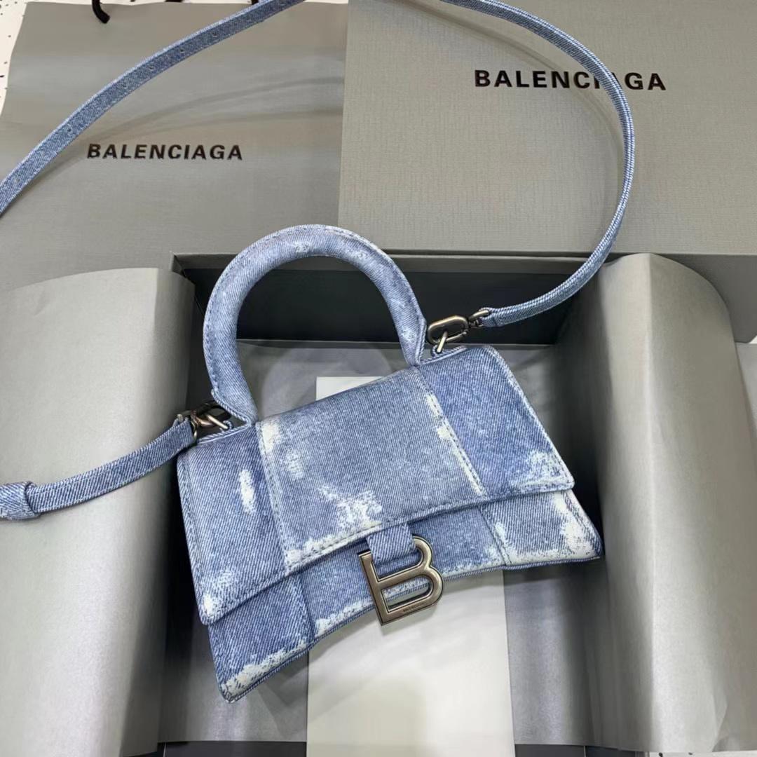 Balenciaga Hourglass Handbag  (19cm) - DesignerGu