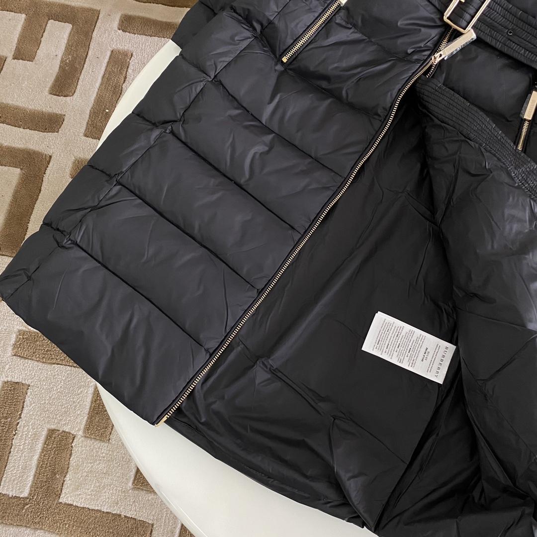 Burberry Hood Nylon Long Down Jacket - DesignerGu