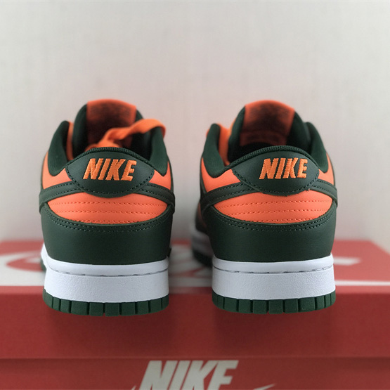 Nike Dunk Low “Miami Hurricanes” Sneaker   DD1391-300 - DesignerGu