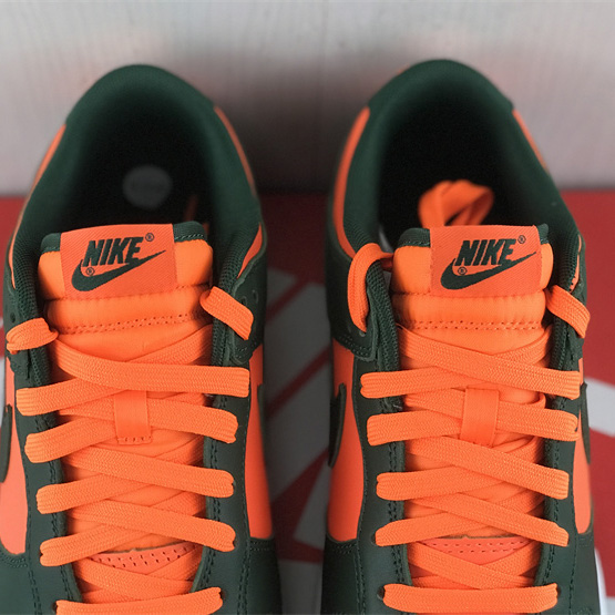 Nike Dunk Low “Miami Hurricanes” Sneaker   DD1391-300 - DesignerGu