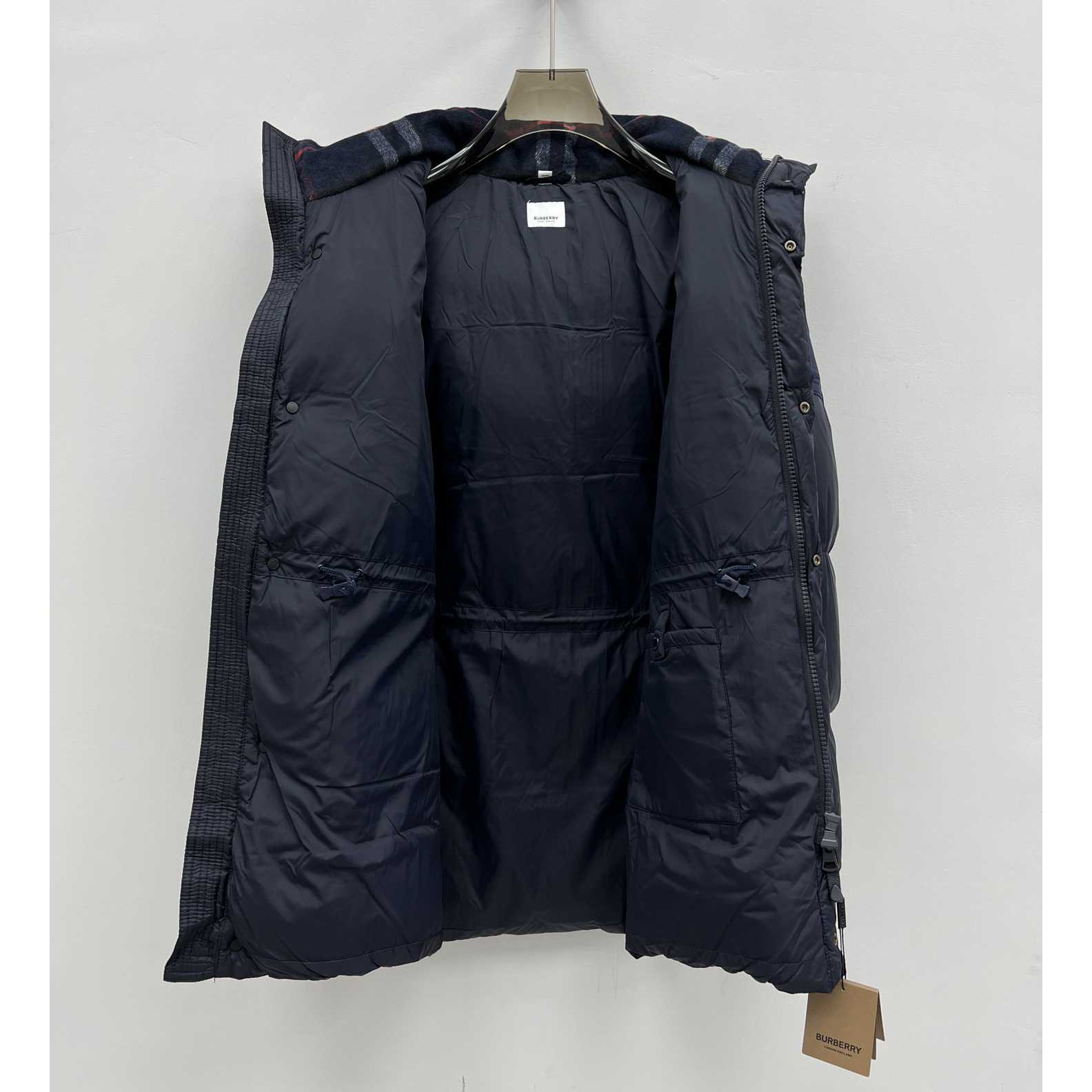 Burberry Logo Appliqué Nylon Puffer Coat - DesignerGu