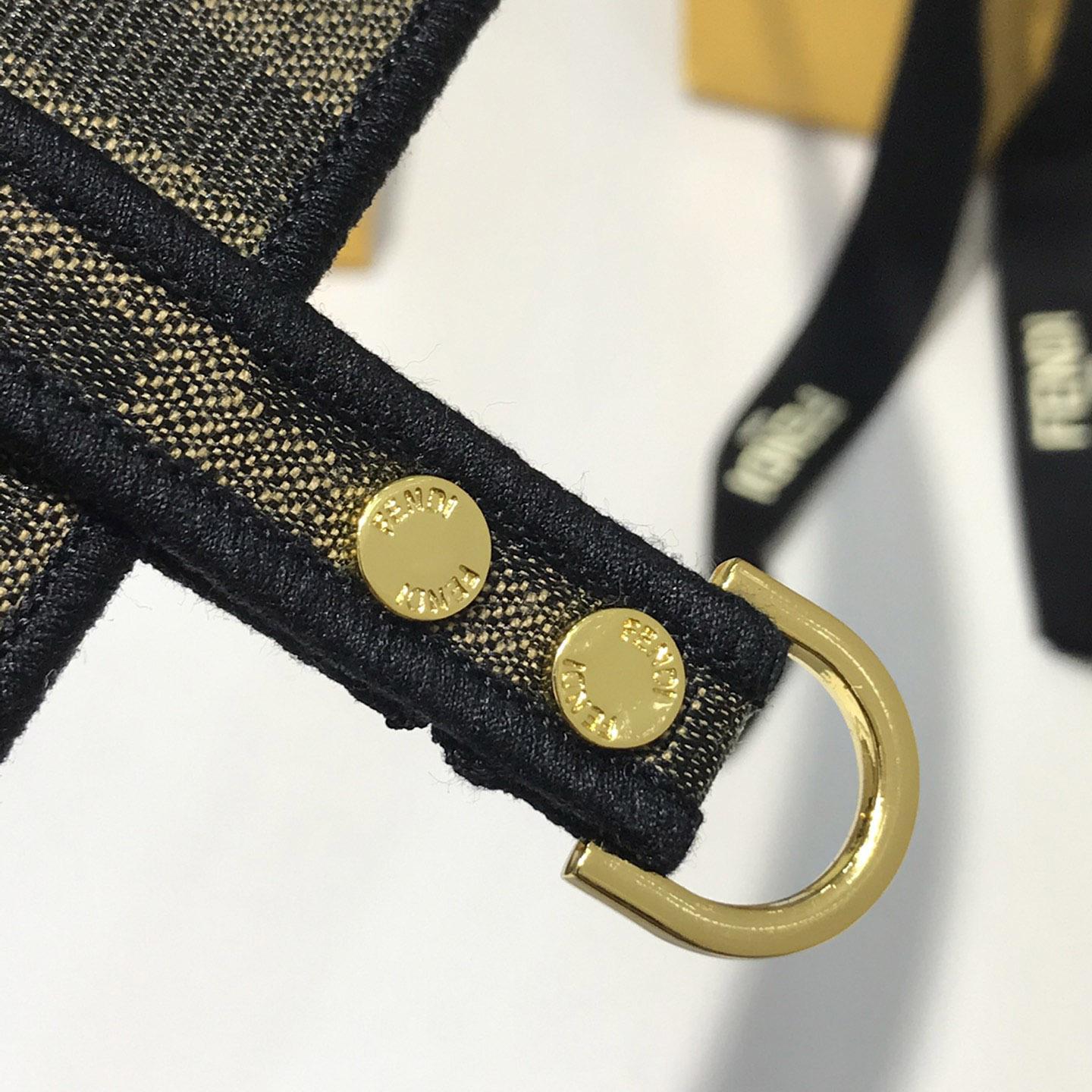 Fendi FF Jacquard Fabric Belt - DesignerGu