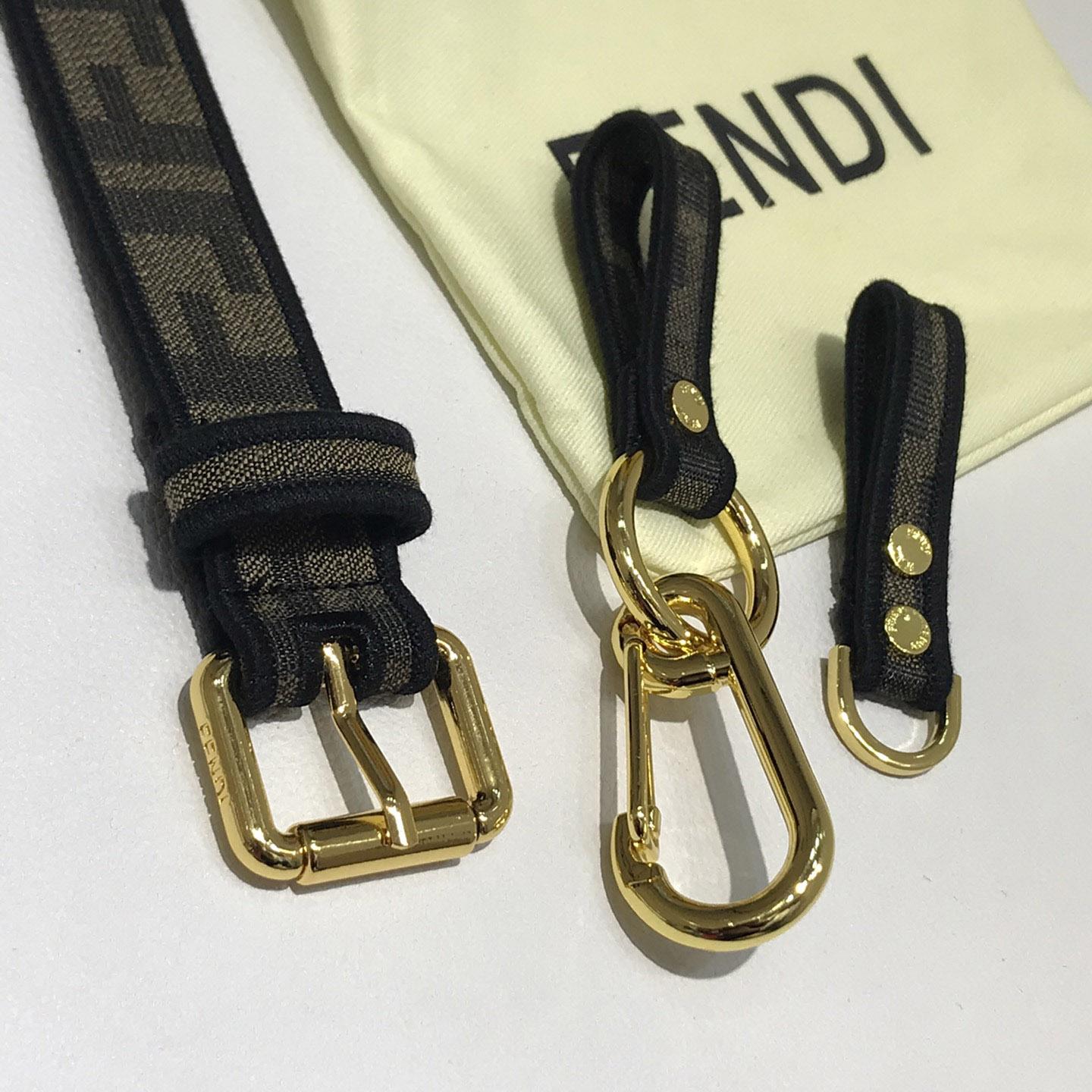 Fendi FF Jacquard Fabric Belt - DesignerGu