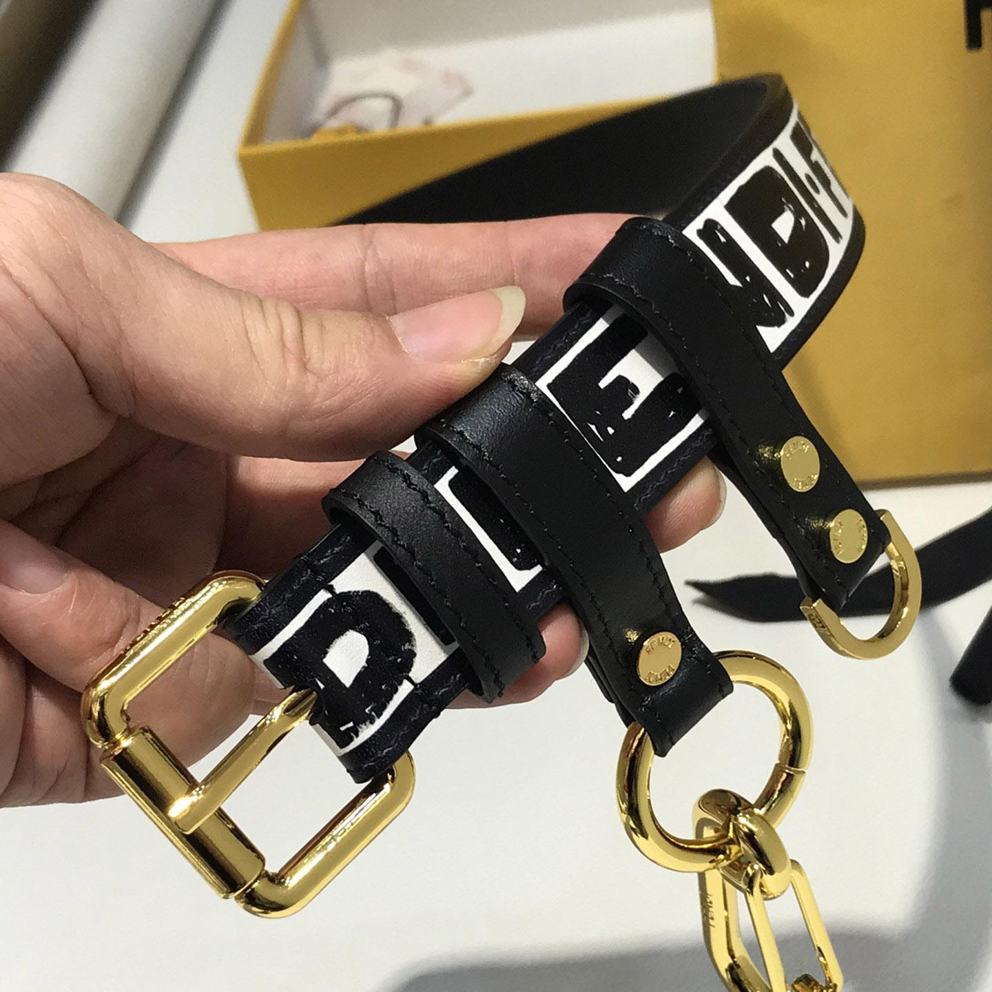 Fendi Logo Belt - DesignerGu