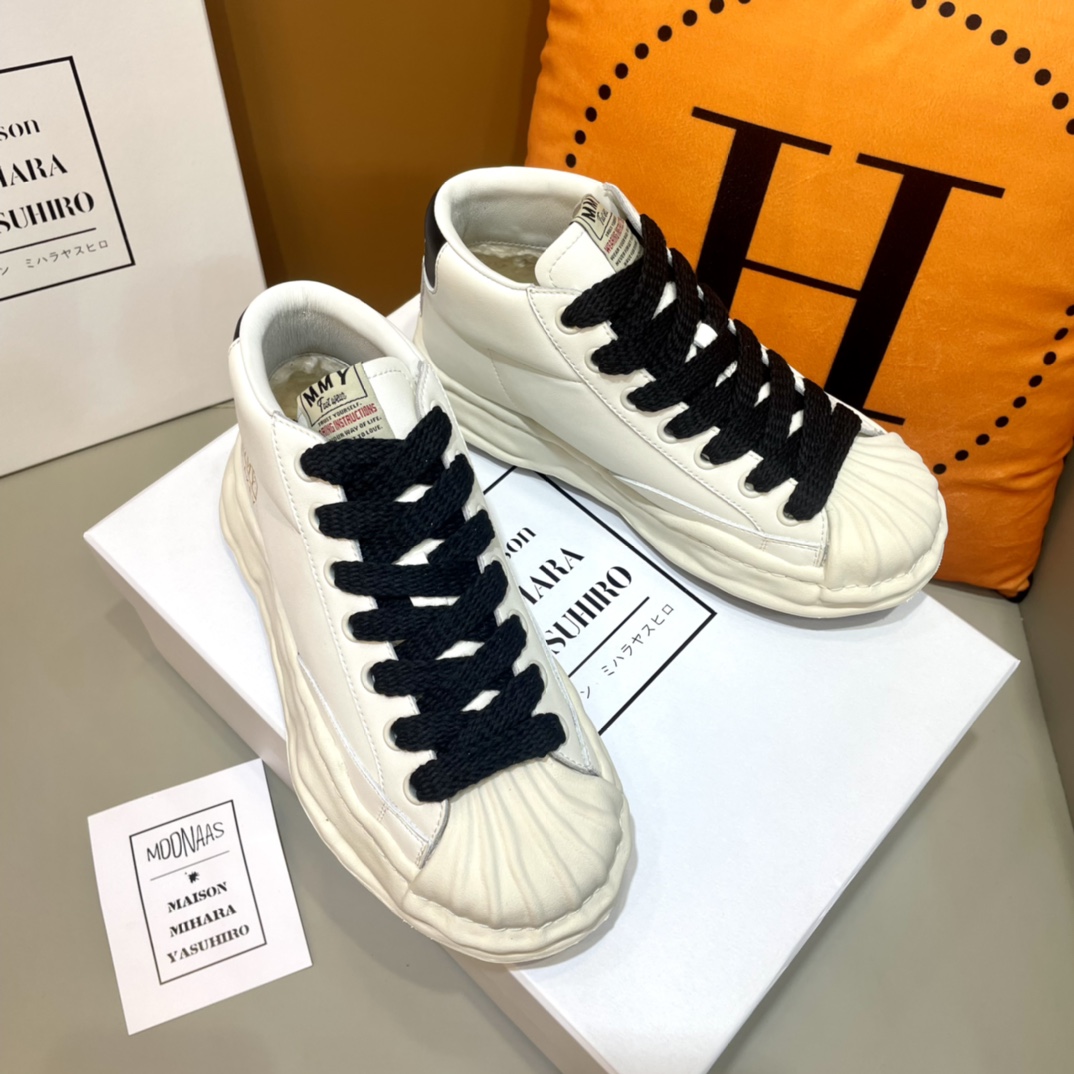 Maison Mihara Yasuhiro Blakey OG Sole High Sneakers - DesignerGu