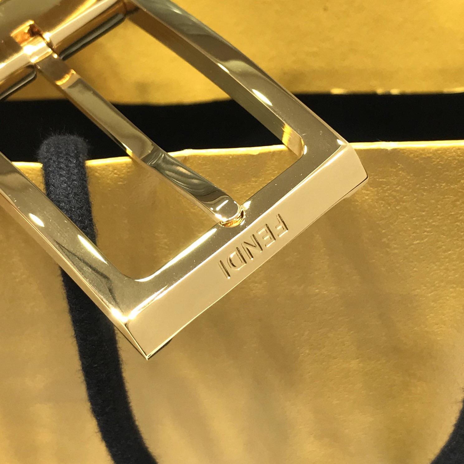 Fendi Leather Belt - DesignerGu