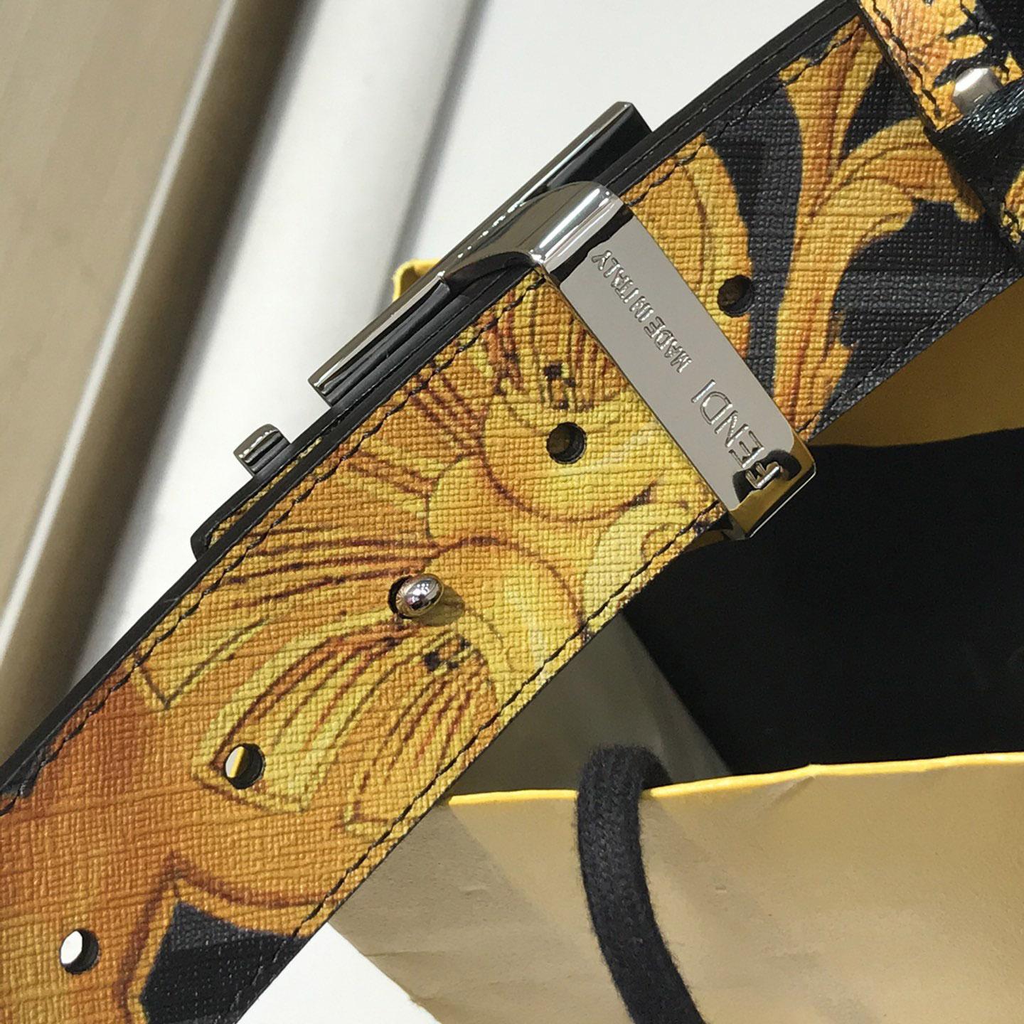 Versace Fendace Reversible Belt - DesignerGu