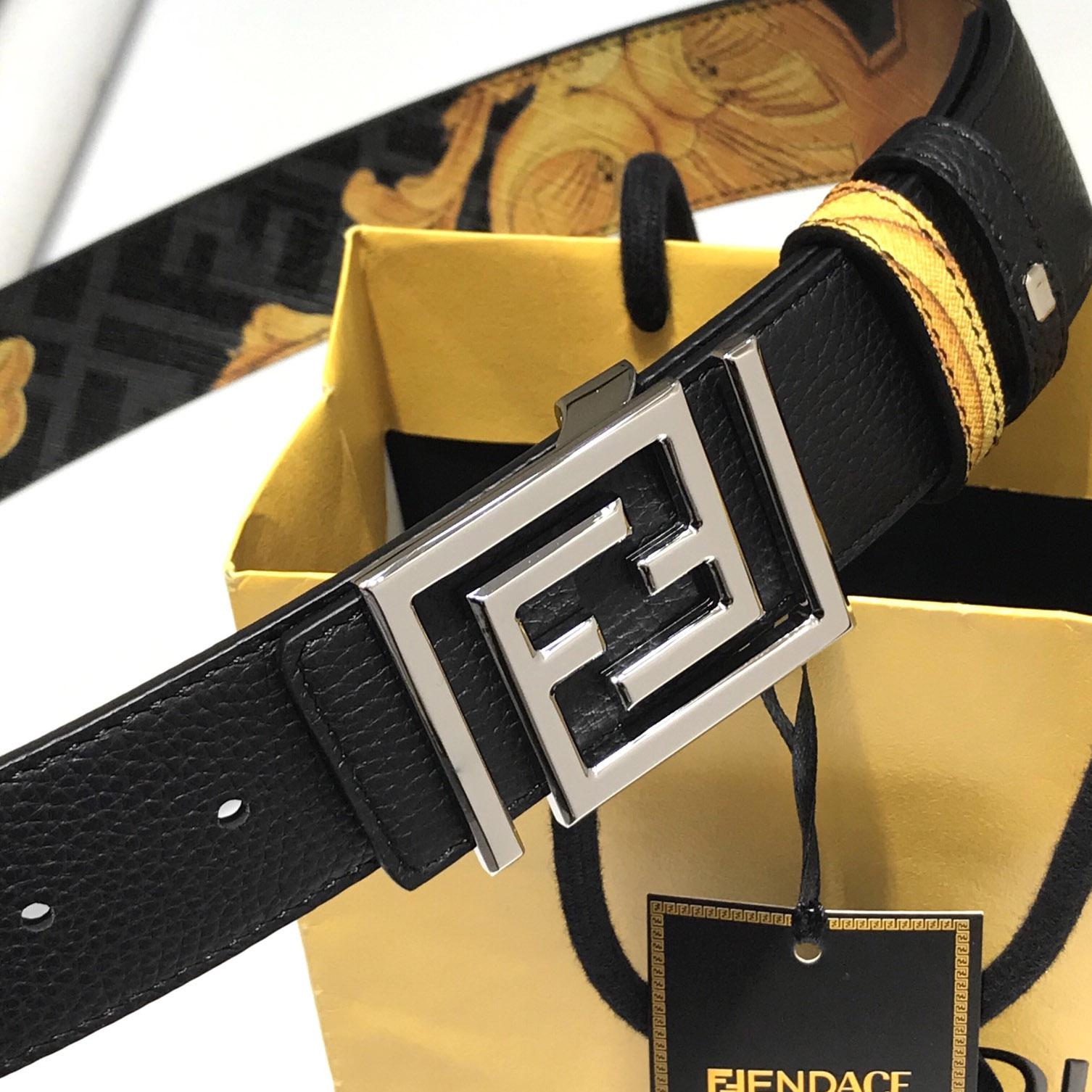 Versace Fendace Reversible Belt - DesignerGu