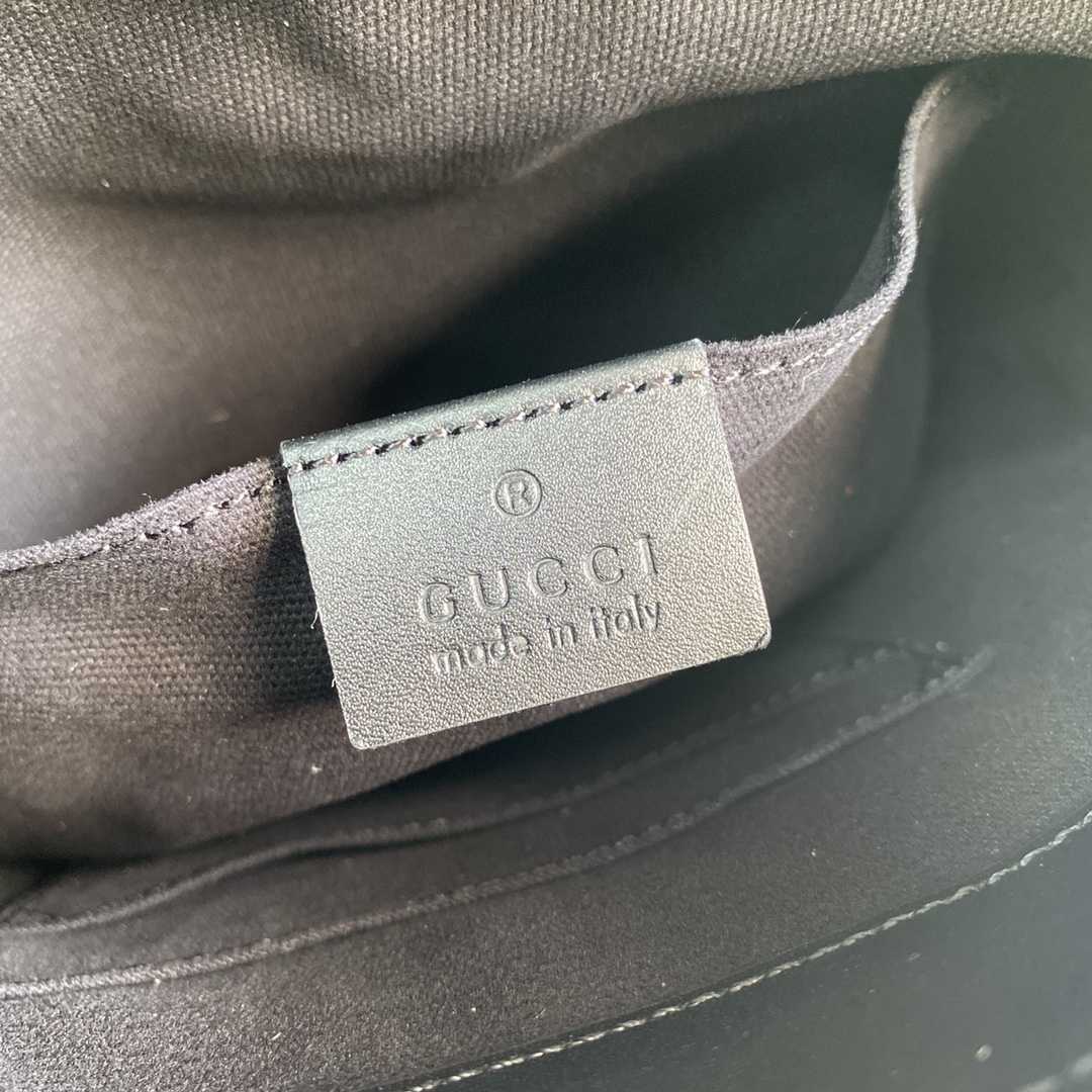 Gucci GG Black Small Messenger Bag(21-23-4cm) - DesignerGu