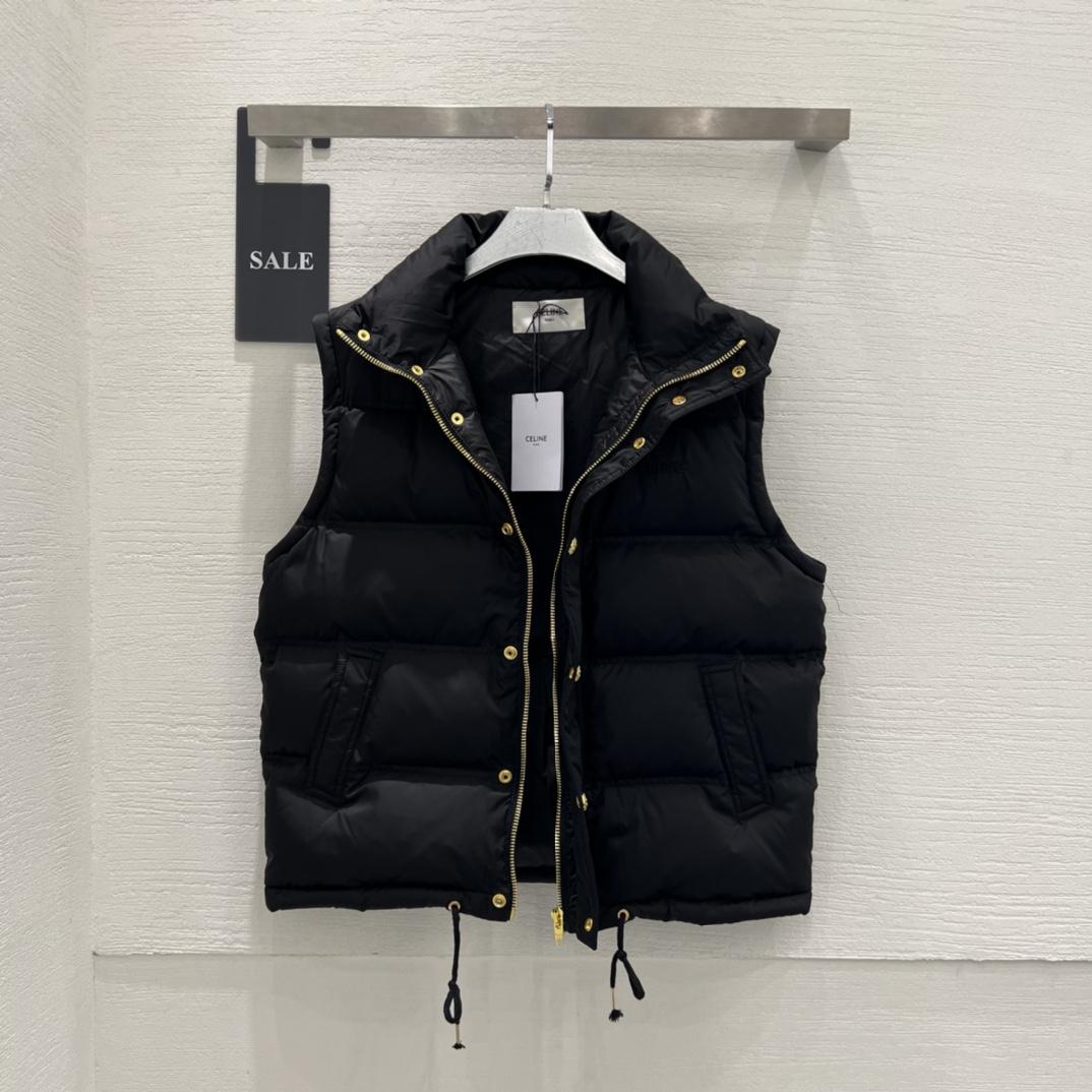 Celine Quilted Celine Jacket In LiGhtweight Matte Nylon  - DesignerGu