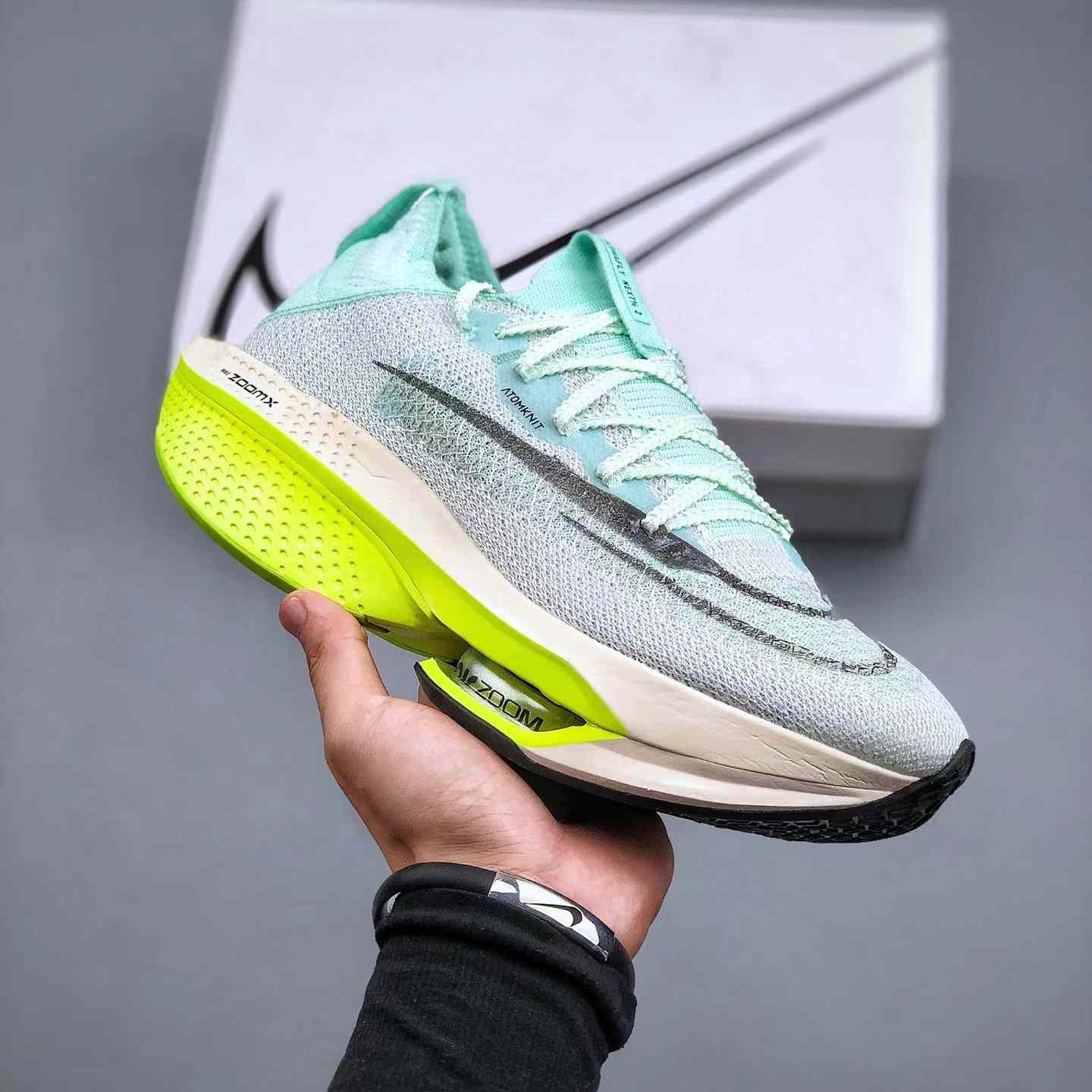 Nike Air Zoom x AlphaFly NEXT% 2"Mint Foam Sneaker     DV9422-300 - DesignerGu