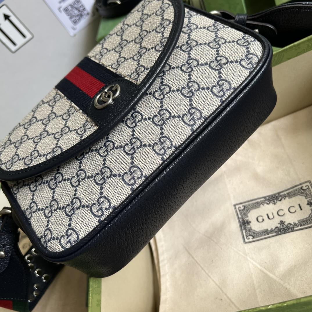 Gucci Ophidia Mini GG Shoulder Bag(23-17-7cm)    - DesignerGu