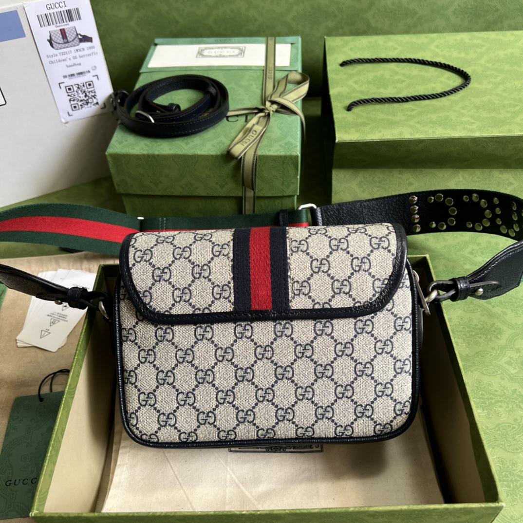 Gucci Ophidia Mini GG Shoulder Bag(23-17-7cm)    - DesignerGu