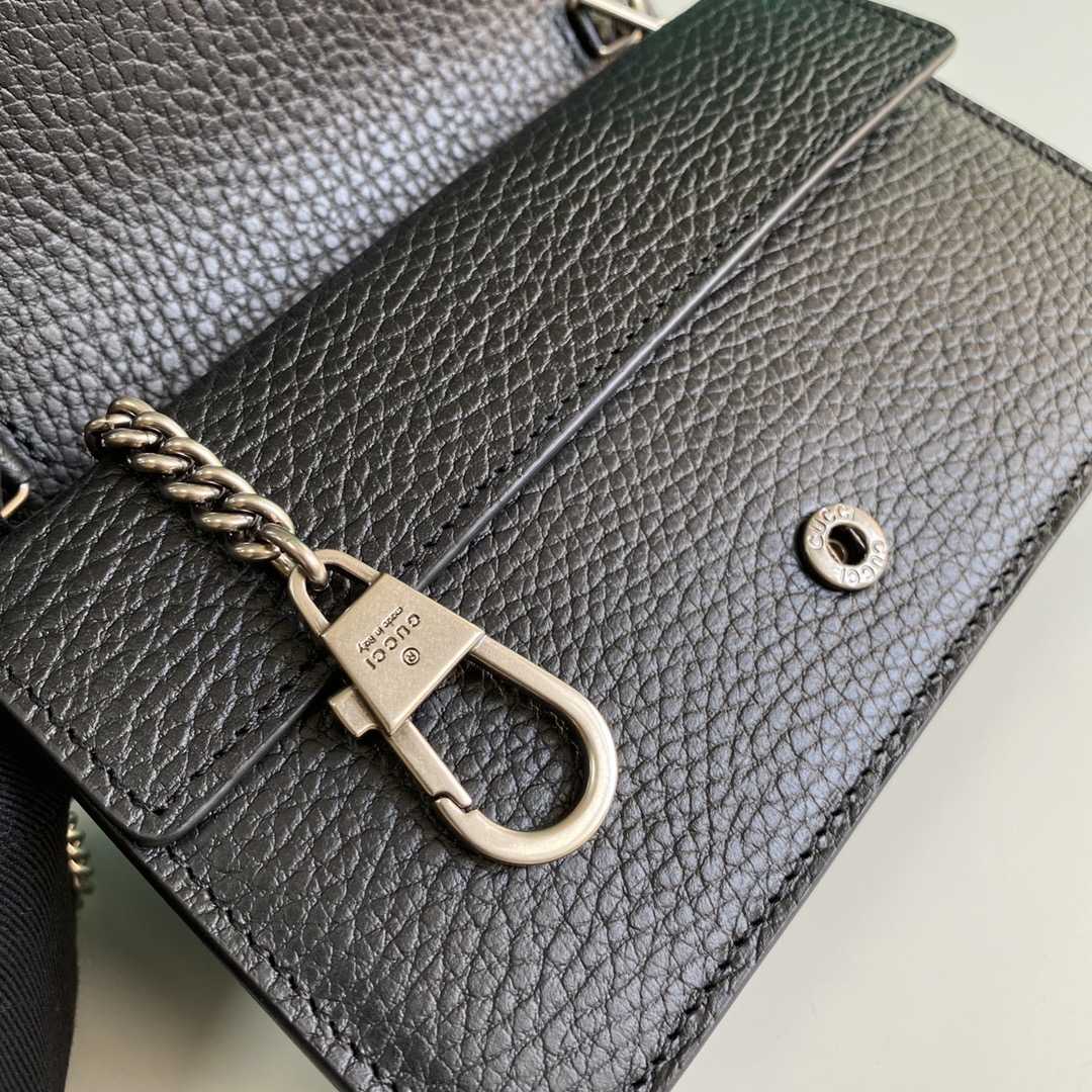 Gucci Dionysus Leather Super Mini Bag(16.5-10-4.5cm)    - DesignerGu