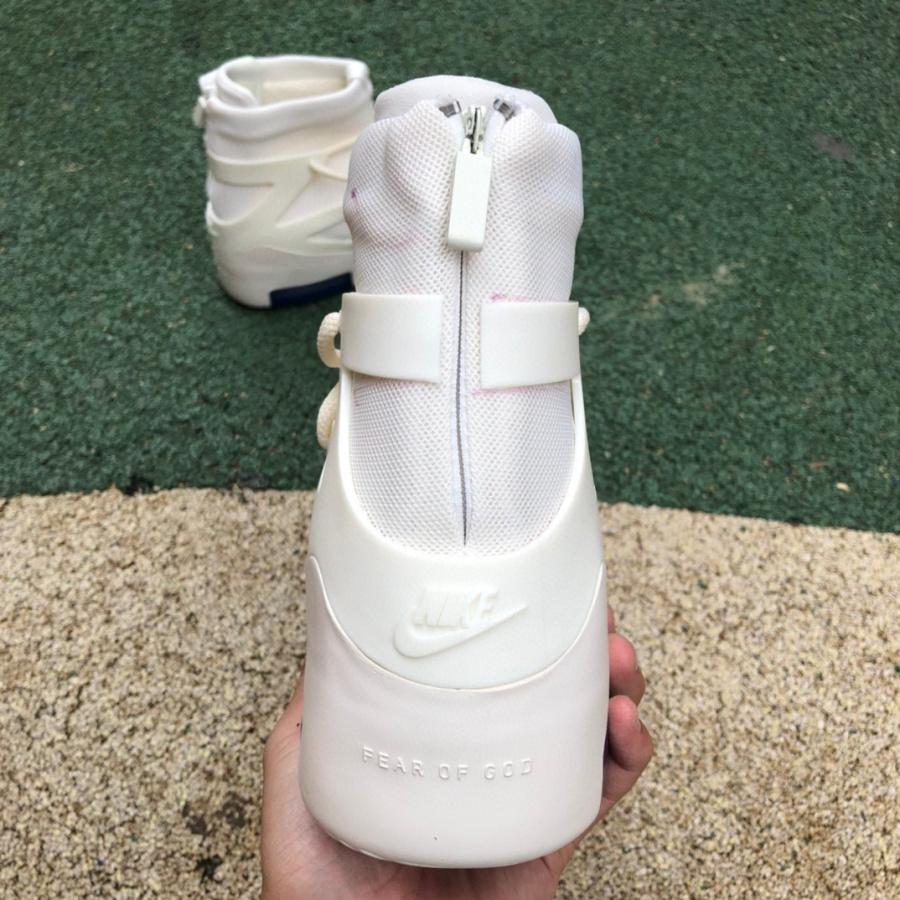 Nike Air Fear Of God 1 Sail Sneakers      AR4237-100 - DesignerGu