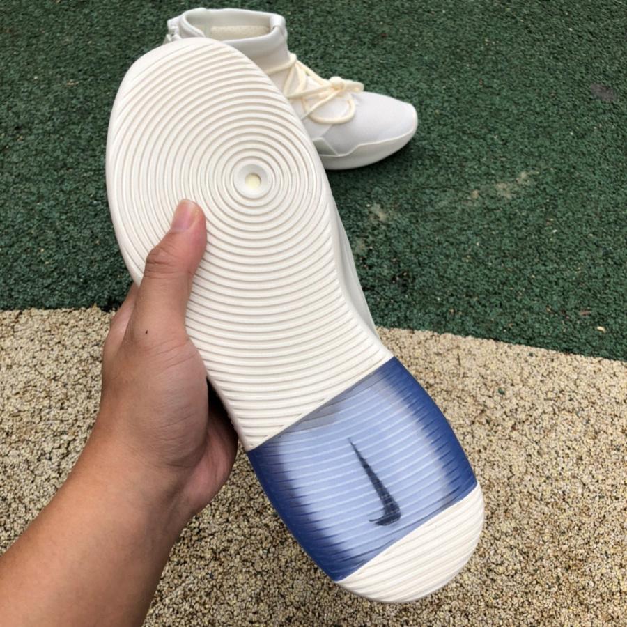 Nike Air Fear Of God 1 Sail Sneakers      AR4237-100 - DesignerGu