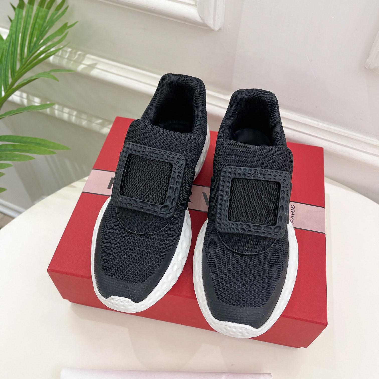 Roger Vivier Viv Run Moonlight Sneaker - DesignerGu