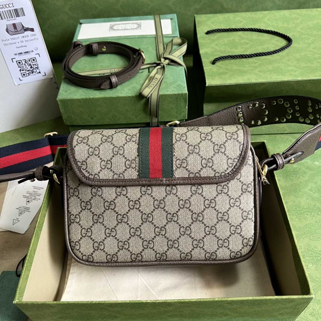 Gucci Ophidia Mini GG Shoulder Bag(23-17-7cm)    - DesignerGu