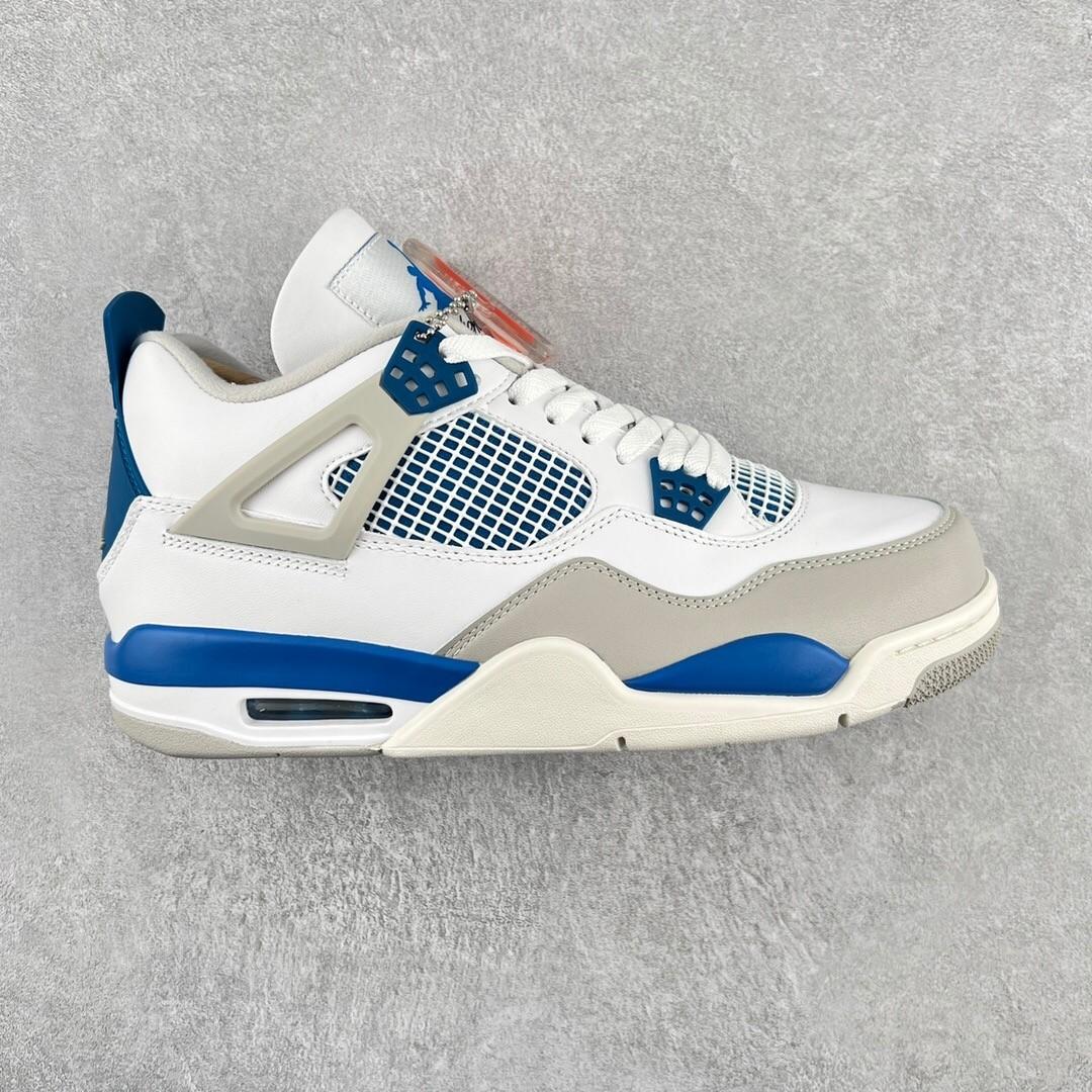 Air Jordan 4 Retro Military Blue AJ4 Sneaker  308497-105 - DesignerGu