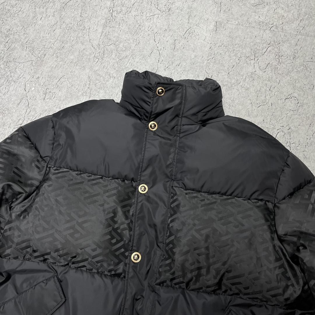 Versace La Greca Puffer Jacket - DesignerGu