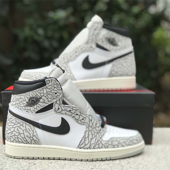 Air Jordan 1 High OG “White Cement” Sneaker    DZ5485-052 - DesignerGu